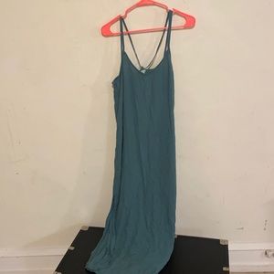 NWT Aerie Medium Green Slit Dress